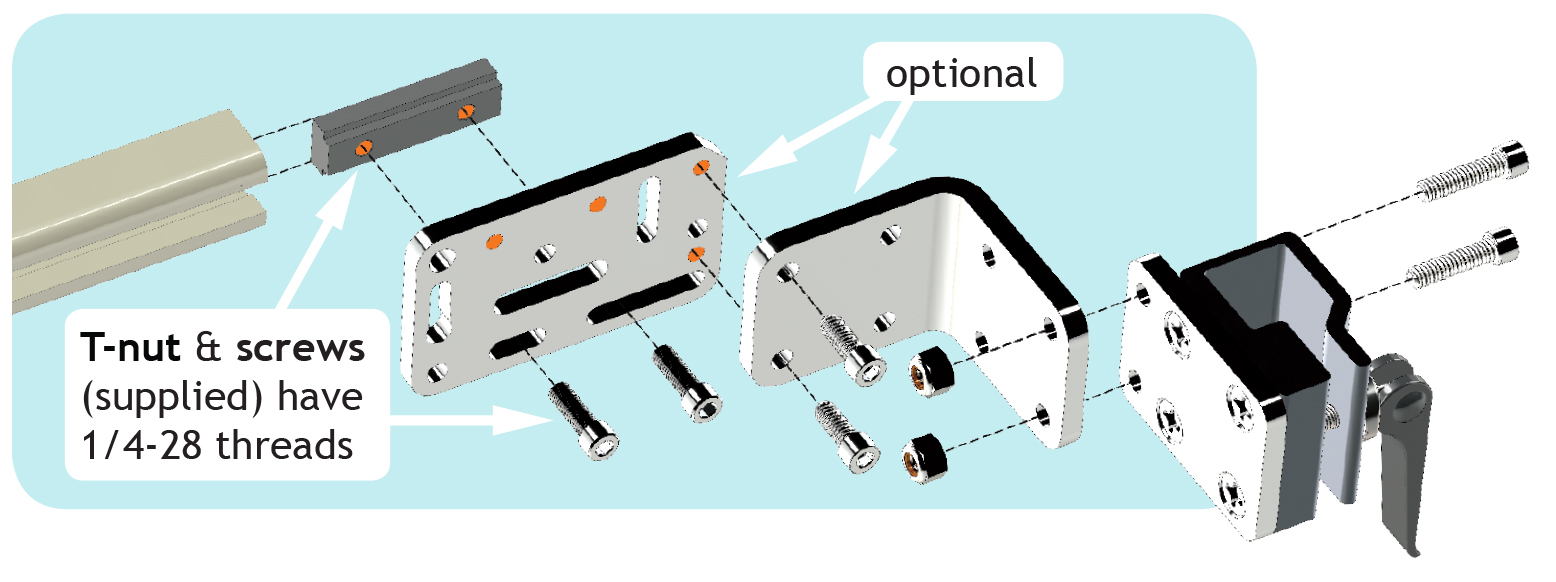 How to Mount to Invacare and Quantum Track Wheelchair