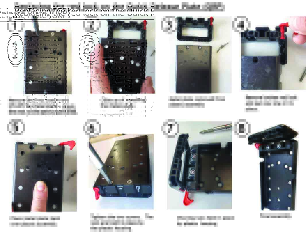 Red lock replacement instructions