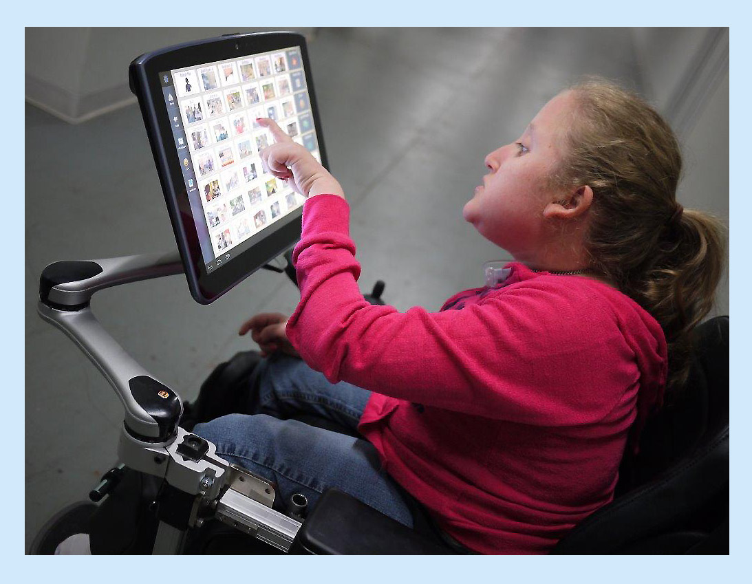Wheelchair Mounts for AAC Devices - Augmentative and Alternative Communication