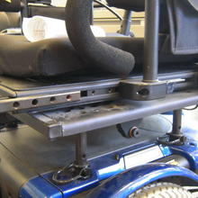 Slide Track Example Quantum wheelchair (T-Nut already inserted)