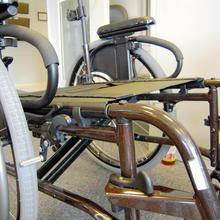 Quickie folding frame wheelchair