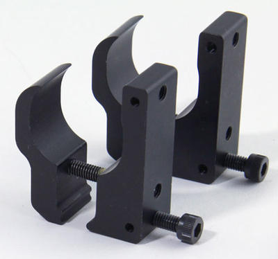 Oval tube clamp pair for Quickie Zone