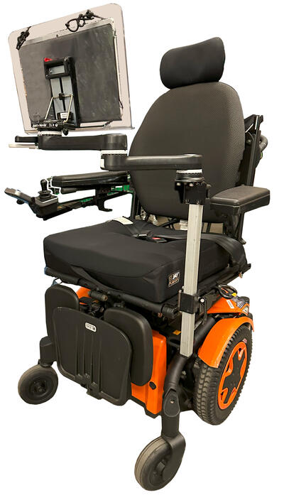 Dual Arm mount with tray on TDX-SP2