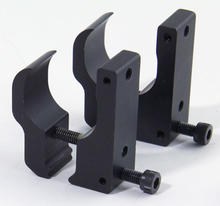 Oval tube clamp pair for Quickie Zone