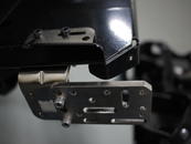Attach an Adapter Plate 4 to move the point of attachment for the Wheelchair Bracket forward. 