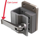 Post clamp cam lever