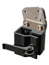 Solid Wheelchair Bracket with Angle Adjust Plate: Use the Angle Adjustment Plate to adjust the Wheelchair Bracket and post orientation to vertical.  