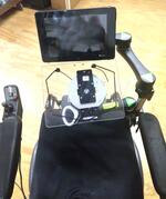 Double Decker ipad and speech device dual arm and single arm