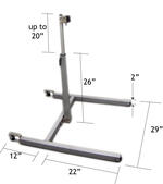 Floor Stand with measurements