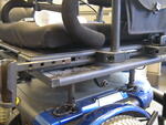 Slide Track Example Quantum wheelchair (T-Nut already inserted)