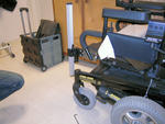 Invacare Storm, mounted using the T-Nut (WC-TN), and Adapter Plate 2(WC-AP2)